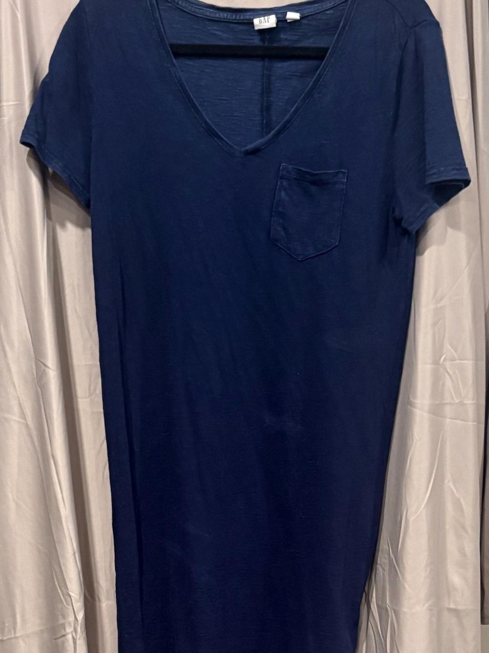 GAP Navy Midi T-Shirt Dress